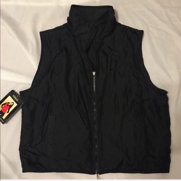 NWT. Reversible black vest. Large - Picture 2 of 5